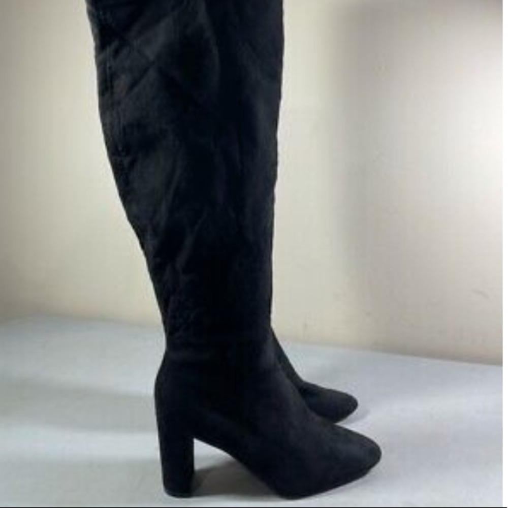 MADDEN NYC WOMEN'S BLACK OVER THE KNEE CARISS BOOTS SIZE 8.5